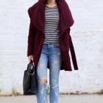 Burgundy Coat Designs Women Should Try This Season 7