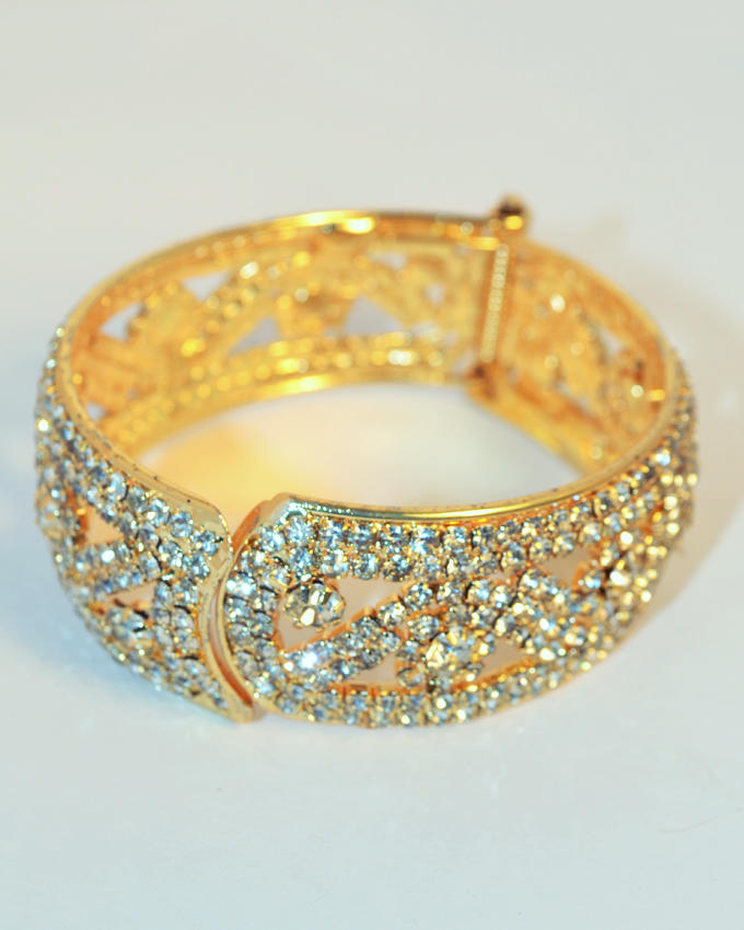 Gold Diamond Bangles Jewelry For Young Girls 2016