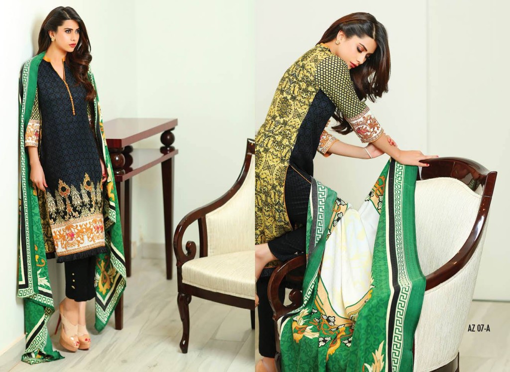 Mahnoor Embroidered Dresses Al Zohaib 2016 7