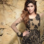 Pure Chiffon Party Wear Dresses ZS Textiles Collection 2016