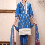 Spring Embroidered 3 Piece Collection Khaadi 2016 9