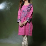 Spring Embroidered Karandi Tunics Collection House Of Zoe 2016 10