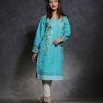 Spring Embroidered Karandi Tunics Collection House Of Zoe 2016 3