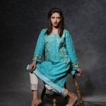 Spring Embroidered Karandi Tunics Collection House Of Zoe 2016 4