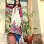 Spring Embroidered Shalwar Kameez Collection Patel Bros 2016 5