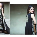 Amna Ismail Semi Stitched Chiffon Spring Collection 2016 13