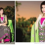 Amna Ismail Semi Stitched Chiffon Spring Collection 2016 20