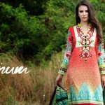 Anum Printed Lawn Dresses Al Zohaib Collection 2016 8