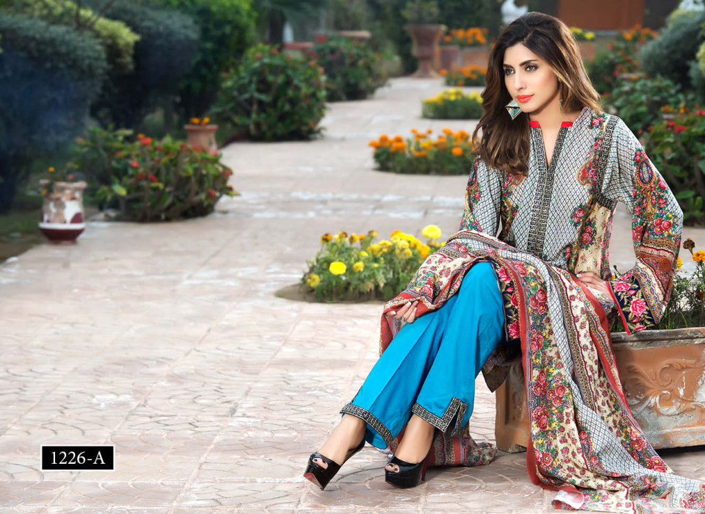 Digital Printed Cotton Silk Unstitched Collection