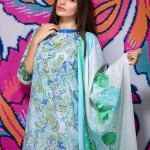 Khaadi lawn 2 piece beautiful baroque collection