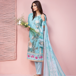 Khaadi Lawn 3 Piece Venetian Laces Summer Collection 2016 2