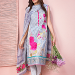 Khaadi lawn 3 piece venetian laces summer collection