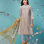 Khaadi Lawn Sun Bleached Neutrals Summer Collection 2016 5