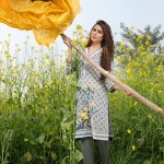 Khaadi Lawn Unstitched Wet On Wet Paint Collection 2016 3