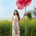 Khaadi lawn unstiched wet on wet paint collection