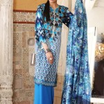 Nishat Linen Formal Wear Silk Dresses 2016 13