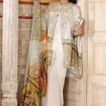 Nishat Linen Formal Wear Silk Dresses 2016 14