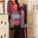 Nishat Linen Formal Wear Silk Dresses 2016 7