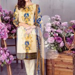 Nishat Linen Nisha 3 Piece Summer Collection 2016 4