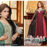 Swank Chiffon Tawakkal Fabrics Summer Collection 2016