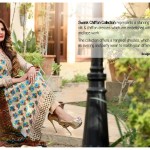 Swank Chiffon Tawakkal Fabrics Summer Collection 2016 18