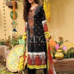 Classic Crinkle Lawn Casual Shalwar kameez Dresses 2016 4