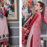 Sawera Embroidered Lawn Shalwar Kameez By Salam Textile 2016 13