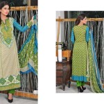 Sawera Embroidered Lawn Shalwar Kameez By Salam Textile 2016 14