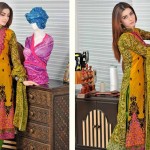 Sawera Embroidered Lawn Shalwar Kameez By Salam Textile 2016 16