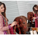 Sawera Embroidered Lawn Shalwar Kameez By Salam Textile 2016 3