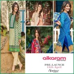 Alkaram Luxurious Lawn Shalwar Kameez Vol-2 2016