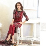 Chiffon Casual Shalwar Kameez Collection By Firdous Fashion 2016 4