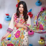 Khaadi Lawn Colorful Geometrics Collection 2016