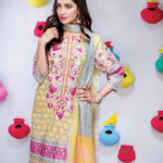 Khaadi Lawn Colorful Geometrics Collection