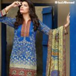 La Chiffon Embroidered Shalwar Kameez 2016 5