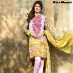 La Chiffon Embroidered Shalwar Kameez