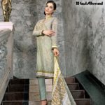 Three Piece Embroidered Lawn Gul Ahmed Collection 2016 6