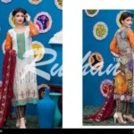 Rujhan Eid Lawn Collection Embroidered Dresses 2016 13