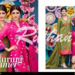 Rujhan Eid Lawn Collection Embroidered Dresses 2016 15