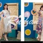 Rujhan Eid Lawn Collection Embroidered Dresses 2016 8