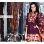 Al Zohaib Mahnoor Eid Lawn Fancy Dresses 2016 11