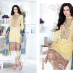 Al Zohaib Mahnoor Eid Lawn Fancy Dresses 2016 3