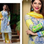 Ayesha Zara Eid Lawn Festive Dresses By Al Zohaib 2016 7