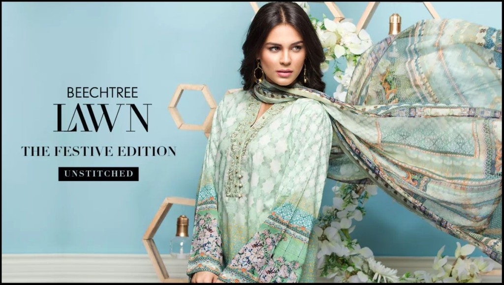 Beech Tree Fancy Eid Lawn Dresses Summer 2016