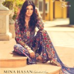 Mina Hassan Eid Embroidered Lawn By Shariq Textiles 2016 2