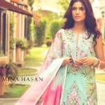 Mina Hassan Eid Embroidered Lawn By Shariq Textiles 2016 7