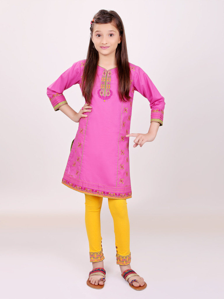 Edenrobe Kids Kurti Autumn Season Dresses 2016 2