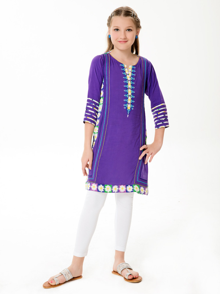 Edenrobe Kids Kurti Autumn Season Dresses 2016 3