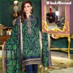 Embroidered Chiffon Pret Eid Dresses Gul Ahmed 2016 2