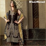 Embroidered Chiffon Pret Eid Dresses Gul Ahmed 2016 6